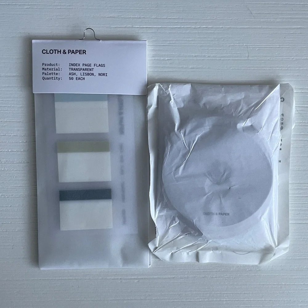 Cloth & Paper Spotlight Sticky Note + Page Flags | May Intention Box